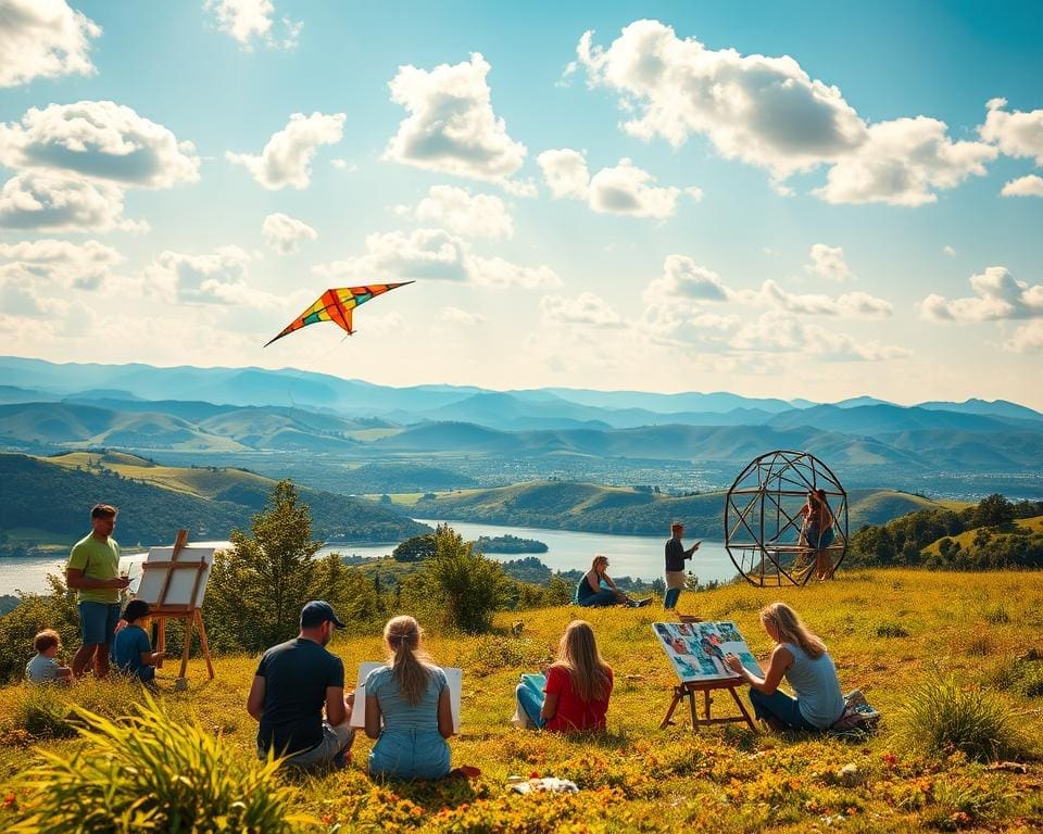 What outdoor activities boost creativity?