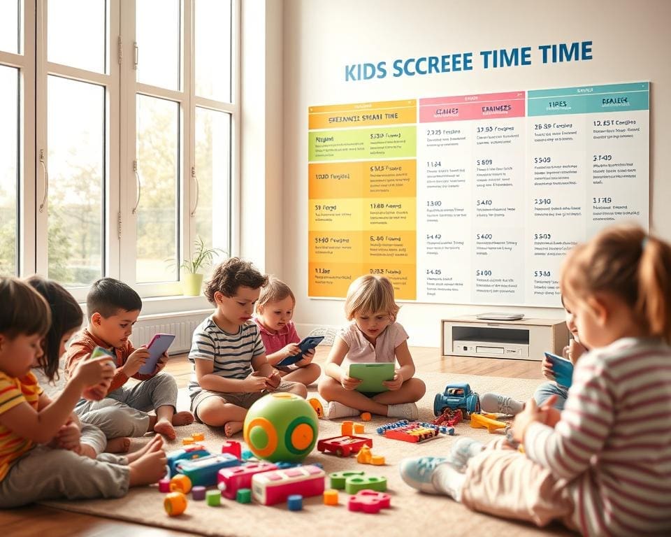 kids screen time guidelines