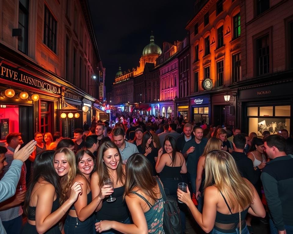 Glasgow nightlife scene Glasgow nightlife scene
