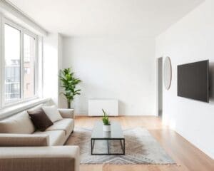 How can you make a small flat feel spacious?
