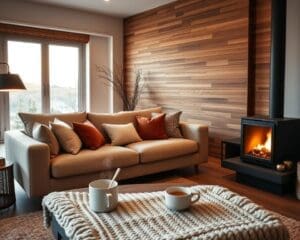 How do you create warmth in a modern home?
