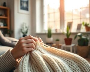How does knitting help your nervous system?