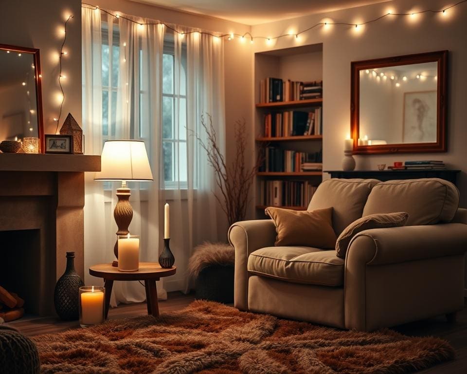 What are smart lighting ideas for cosy evenings?