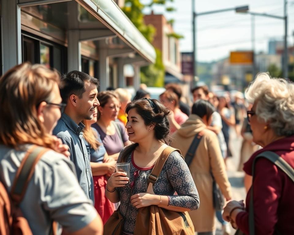 community building through bus stop conversations community building through bus stop conversations