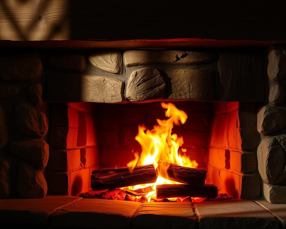 crackling fire ambiance