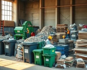 How do contractors reduce construction waste?