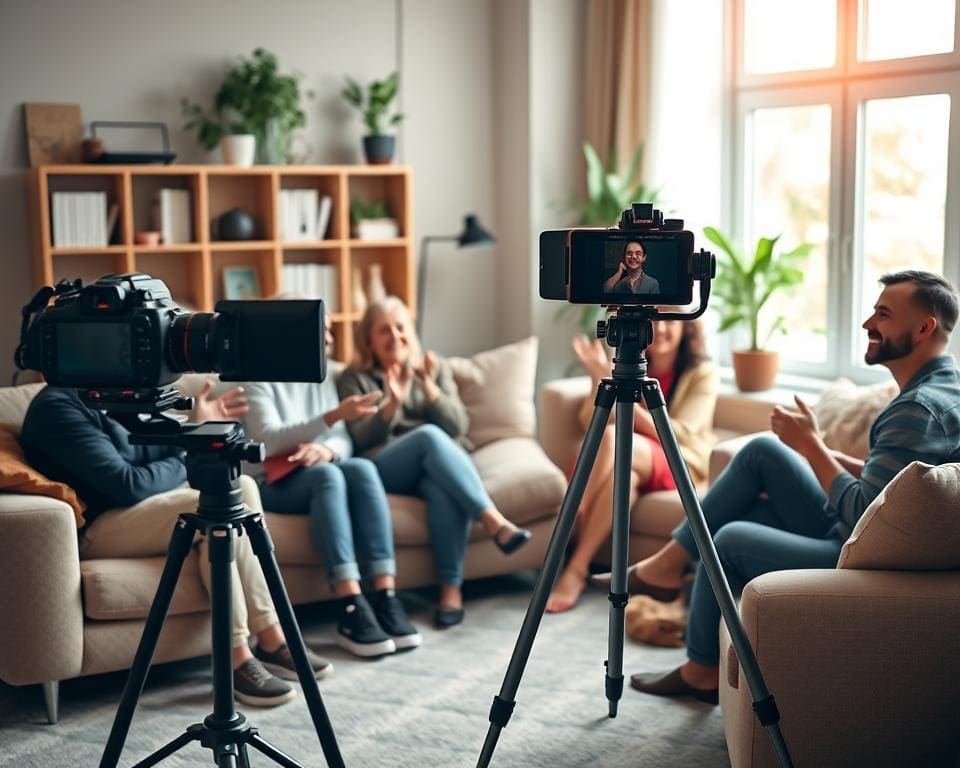 Video testimonials demonstrating consumer trust