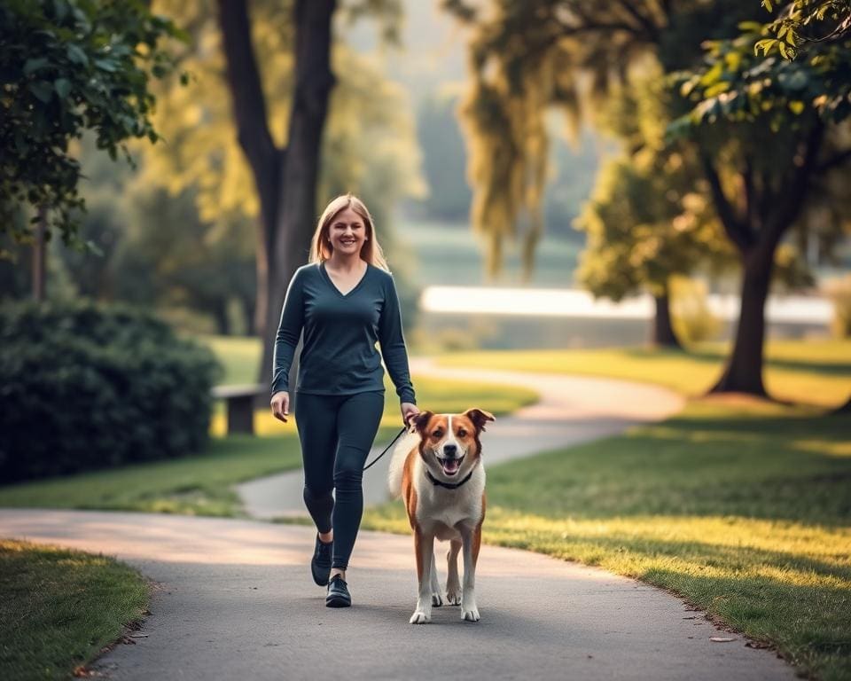 How does a walk with your dog clear your mind?