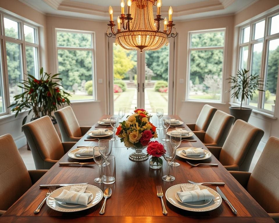 What makes a dining table the room’s focal point?