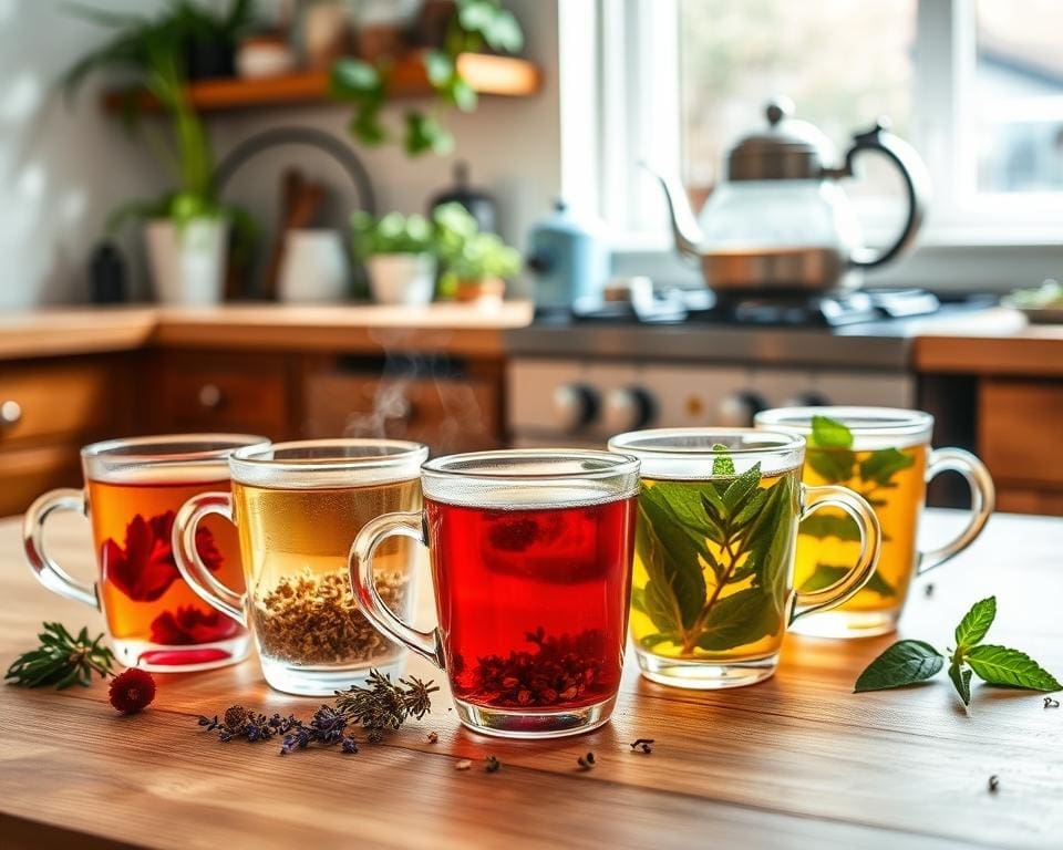 What makes herbal infusions caffeine-free options?