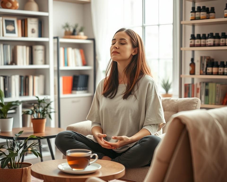How can simple self-care habits reduce stress?