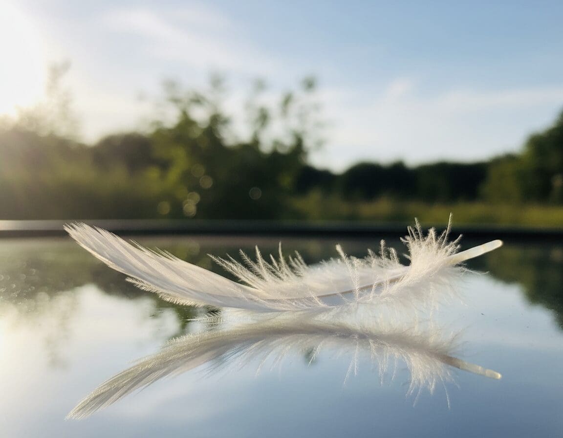 what does a white feather mean