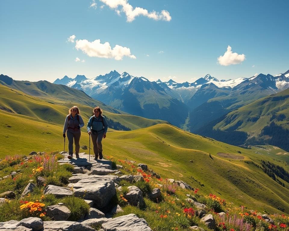 Switzerland hiking