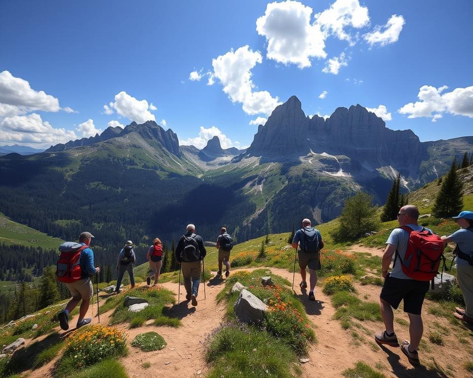 Dolomites hiking