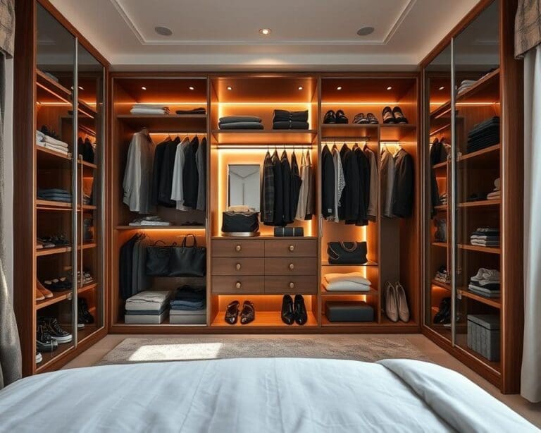 built-in wardrobe
