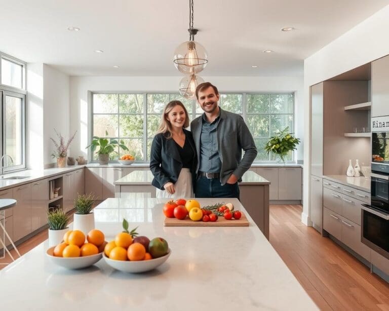 open-plan kitchen