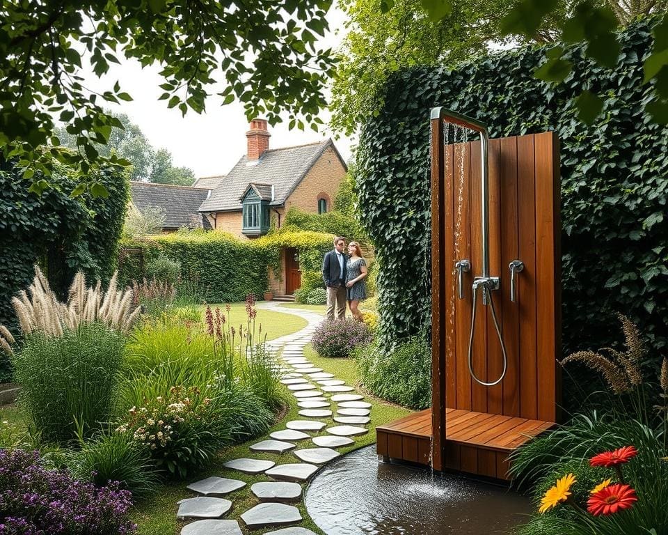 outdoor shower
