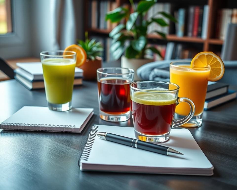 How do you select drinks that boost concentration?