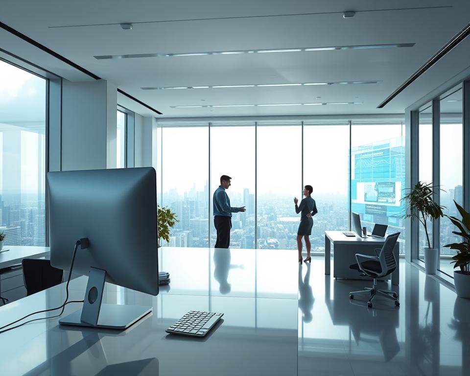 How does modern technology improve efficiency and innovation?