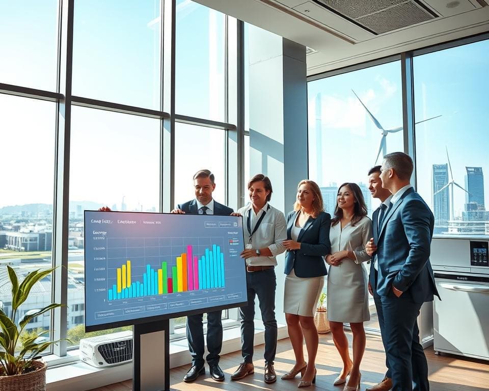 How does technology improve energy efficiency?
