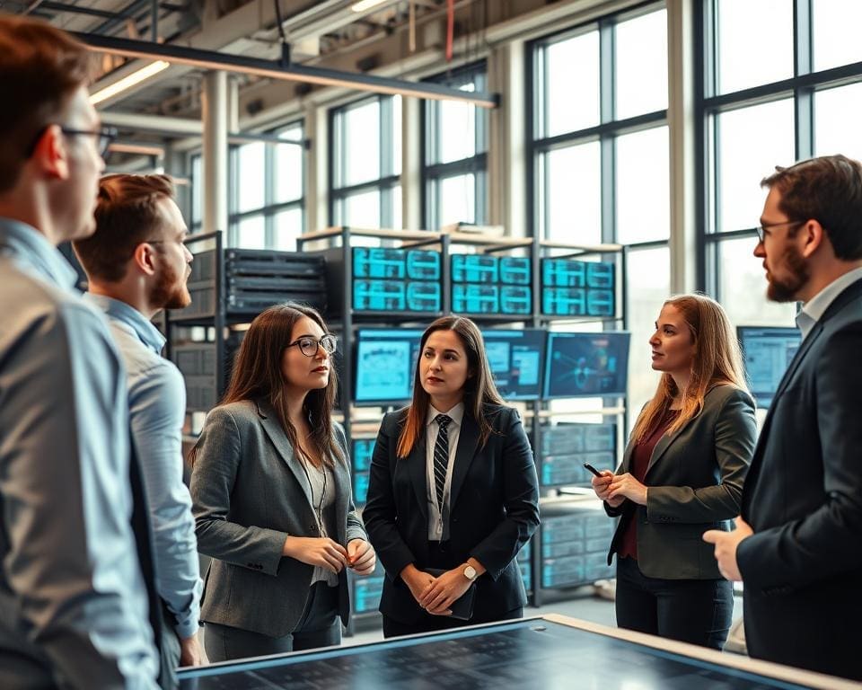 What jobs focus on industrial networking?