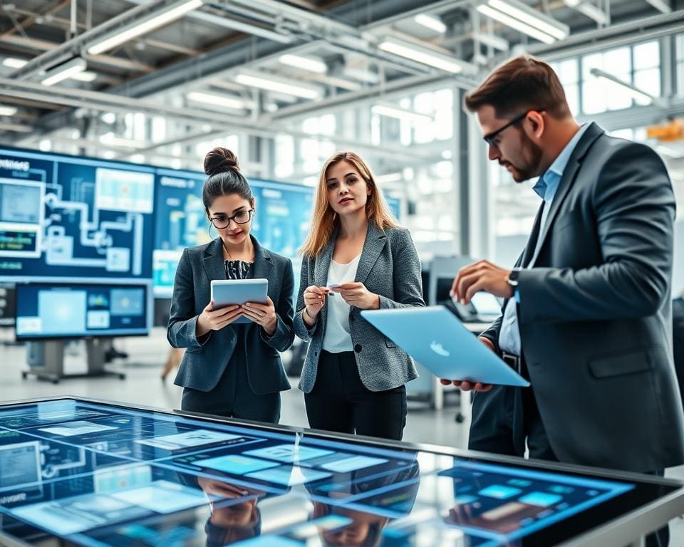 What roles manage industrial software?