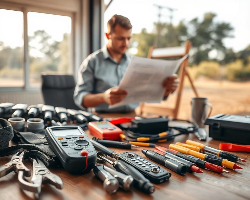 What tools do field technicians carry?
